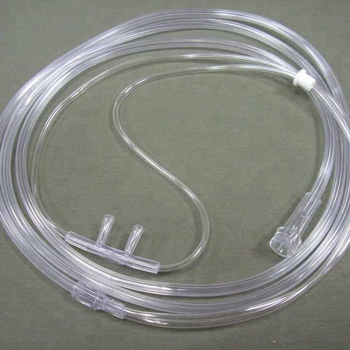 FDA medical disposable adult and infant flexible and curved tip nasal oxygen cannula 2