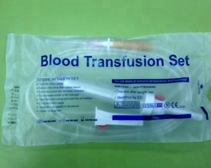 Sterile Blood Transfusion Set With Filter FDA,CE,ISO 6