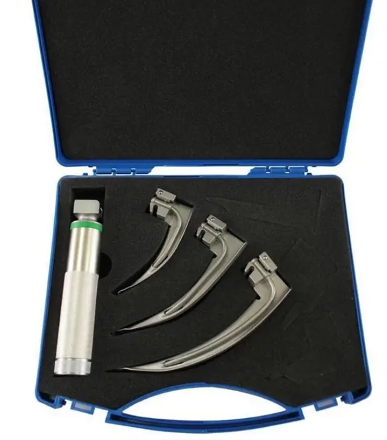 Set de laringoscopio flexible de acero inoxidable