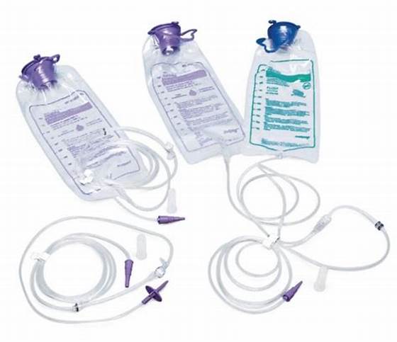 Equipo de bomba para bolsa de alimentación enteral médica, FDA, CE, ISO