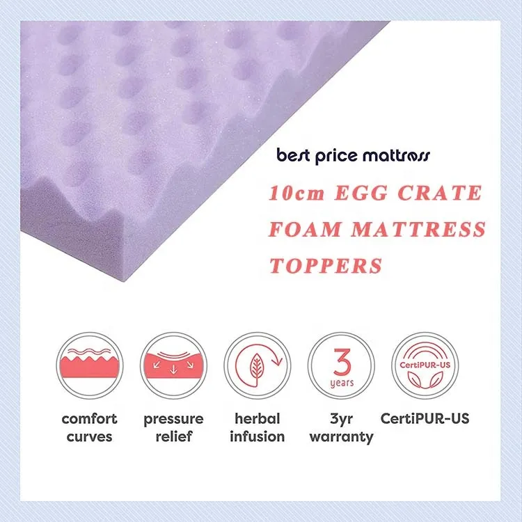 Hospital egg crate foam mattress 3