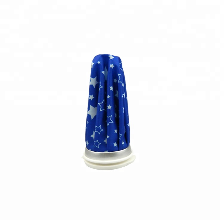 Bolsa de hielo reutilizable de tela y plástico en forma de estrella para alivio del dolor, uso deportivo y doméstico