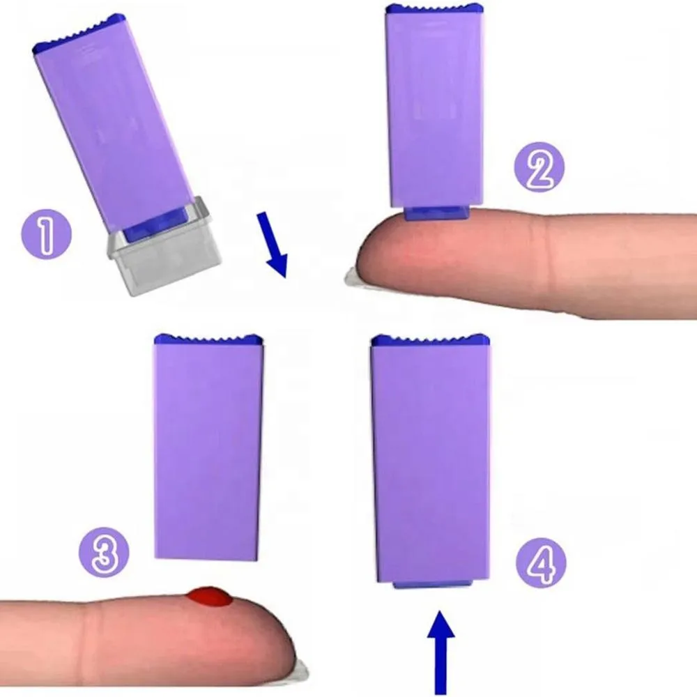 Medical Sterile safety blood lancet 5