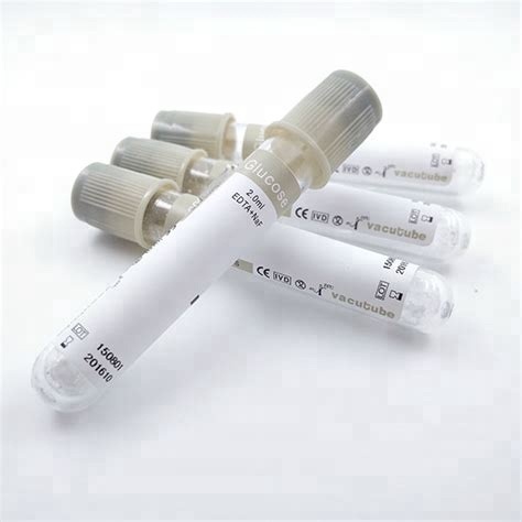 Vacuum blood Collection Tube Potassium Oxalate Sodium Heparin +Sodium Fluoride 2