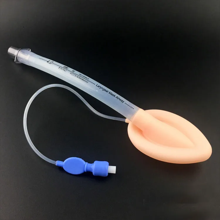 Reusable Medical grade different types silicone laryngeal mask 4