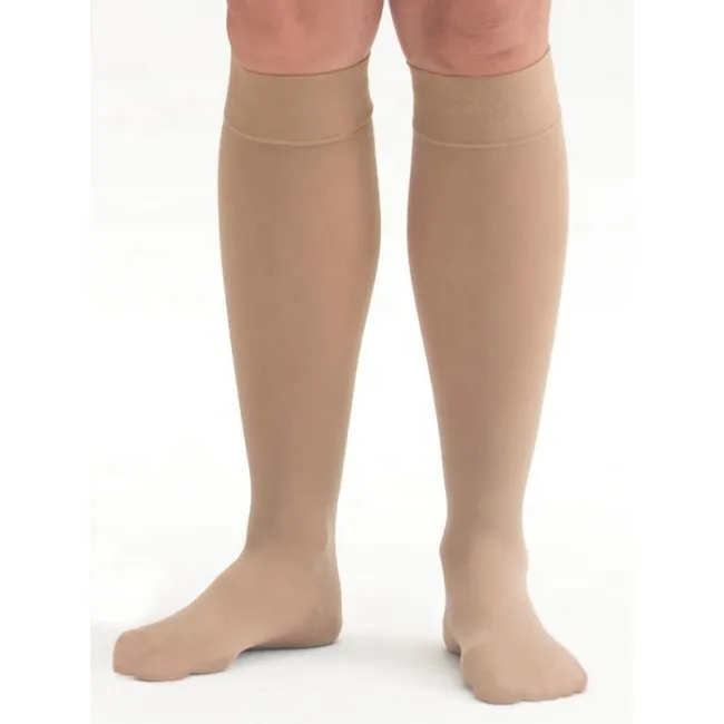 Medical nurse teachers nude black knee high graduated 20-30 mmHg compression socks for varicose veins 2
