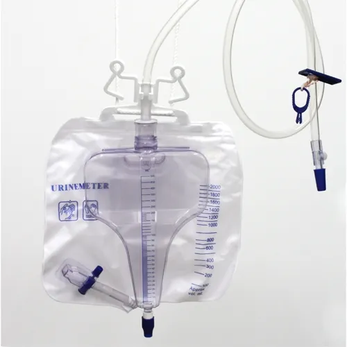 Disposable Medical Urine Flow Meter Bag With FDA CE ISO 6