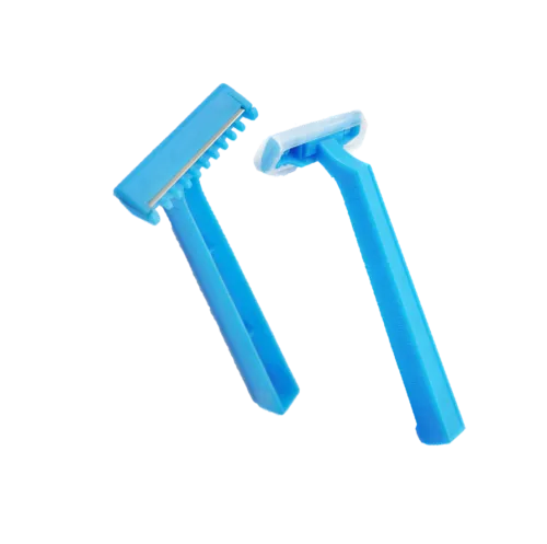 Medical single/ twin blades razor for hospital disposable shaving razor 2