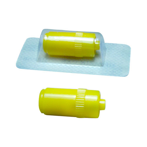 Tapón de heparina amarillo médico con CE ISO