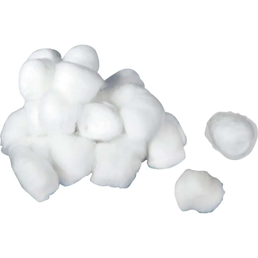 Sterile absorbent medical cotton wool balls with all sizes 5