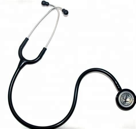 Estetoscopio médico de acero inoxidable de una/doble cabeza con FDA, CE, ISO