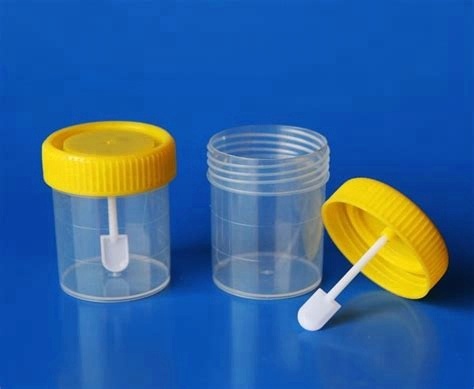 Disposable sterile urine and stool containers/specimen cup with/without spoon 6
