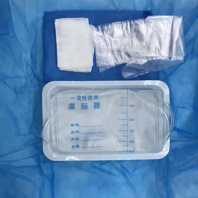 Kits/conjuntos de enema médico desechables