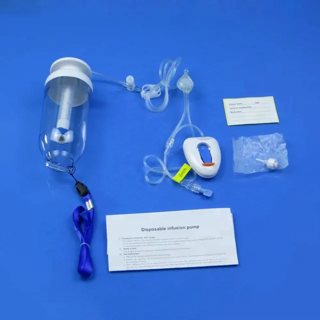Bomba de infusión elastomérica blanda, estéril y desechable CBI+PCA con FDA,CE,ISO