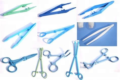 Colorful Disposable Medical Plastic Forceps Tweezer with all sizes 5