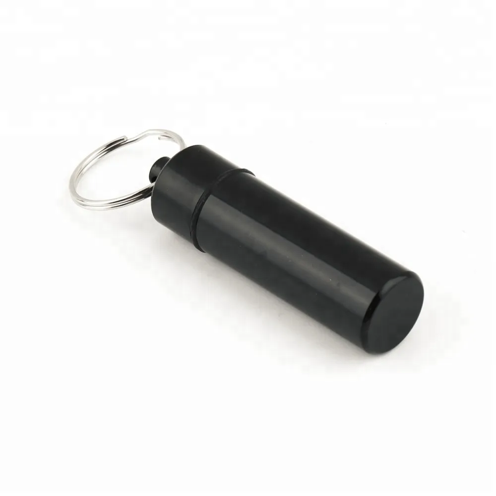 Mini Portable key holder Pill Box Keychain Waterproof Pill Case 6