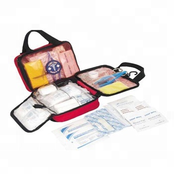 Botiquín de primeros auxilios personalizado, transparente y portátil, para viajes, hogar y coche, para emergencias