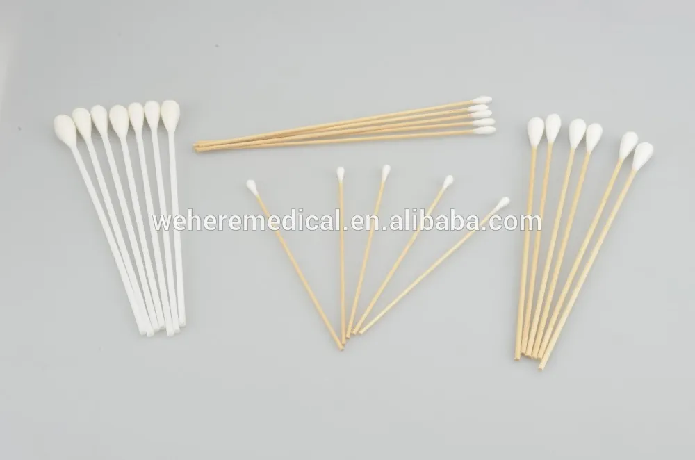 Advanced Plastic Handle Medical sterile cotton buds 2