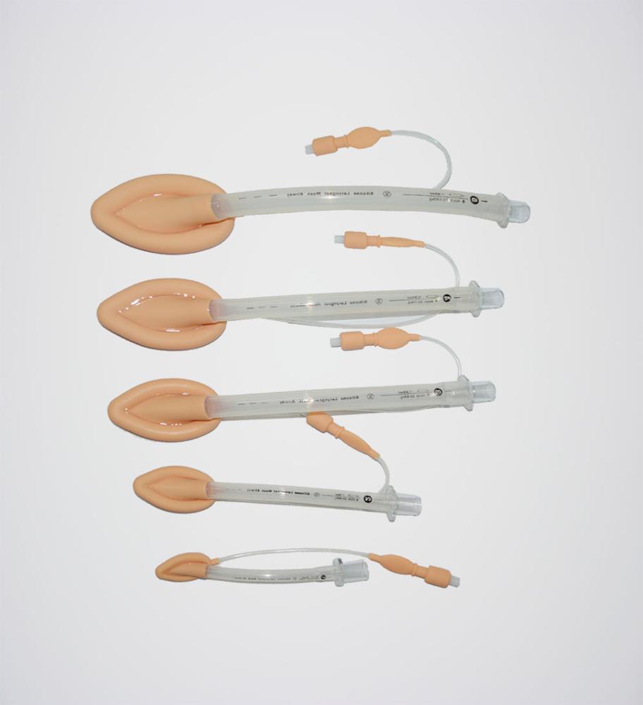 Disposable Medical Silicone/PVC Laryngeal mask 4