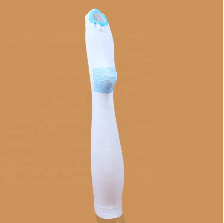 White anti-embolism knee high stocking compression socks 3