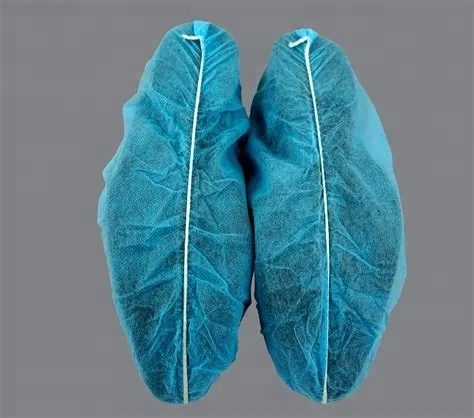 Non woven blue pp disposable shoe covers anti -skid and waterproof with FDA,CE,ISO 2