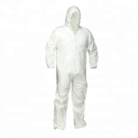 Disposable PP non woven SMS waterproof medical protective coverall 2