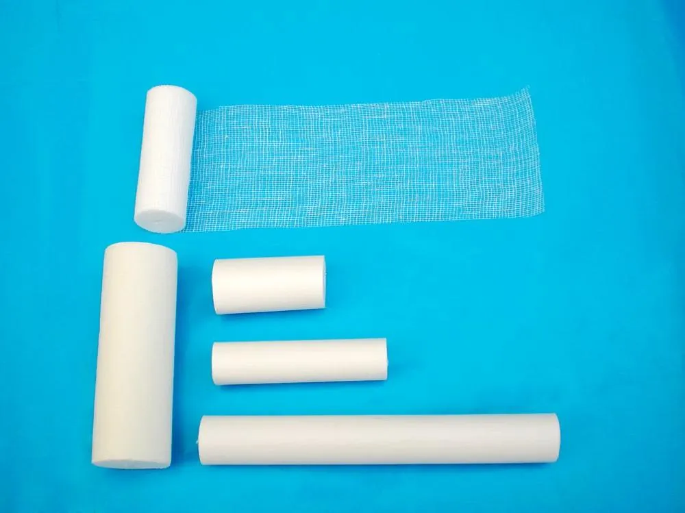 100% absorbent cotton medical gauze bandage roll with CE,ISO 5