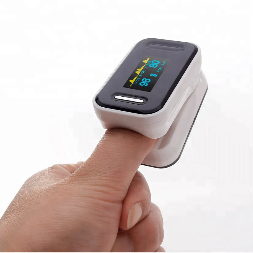 Family health black white Digital Oximeter Blood Oxygen Saturation Spo2 PR Fingertip Pulse Oximeter 3