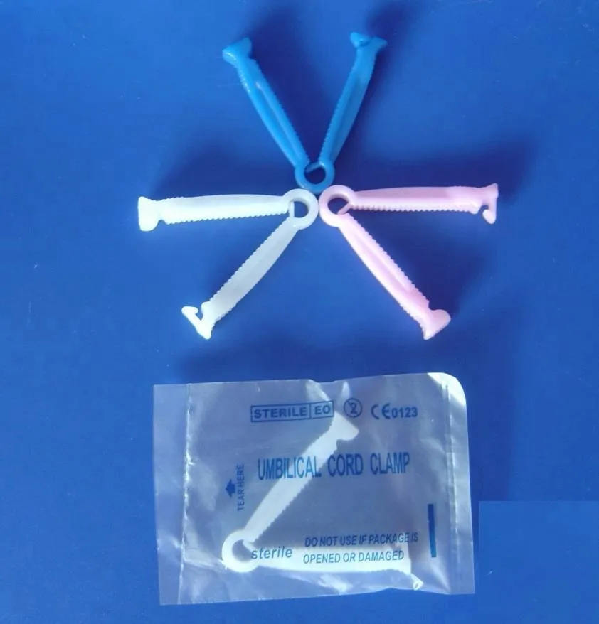 Disposable medical sterile umbilical cord clamp cutter with CE,ISO 3
