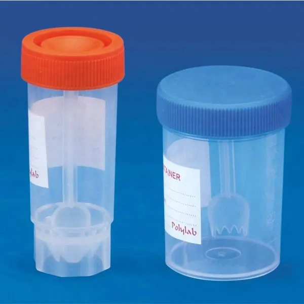 Disposable PP Hospital Consumables Sterile Urine Cup with Spoon 4