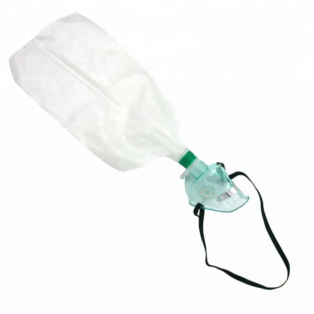 Máscara de oxígeno médica sin re respiración/máscara de oxígeno con bolsa reservorio con FDA,CE,ISO