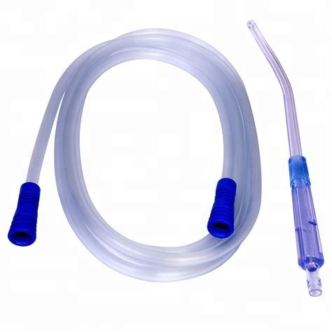 Tubo de succión Yankauer médico desechable con FDA, CE, ISO