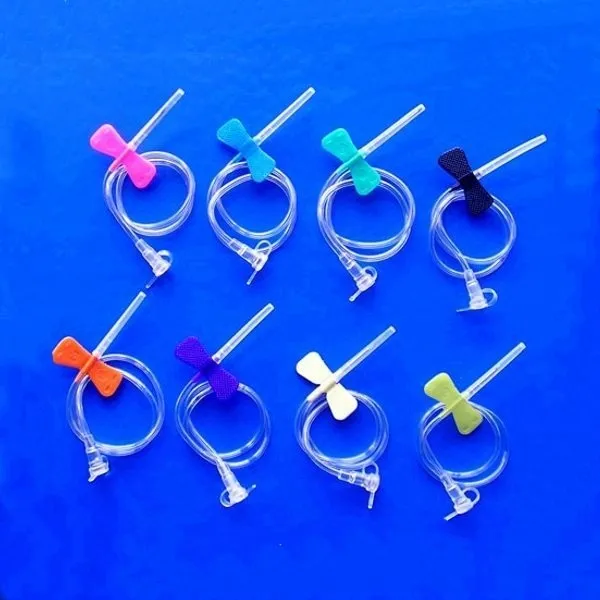 Disposable scalp vein set butterfly needle with all different sizes CE,ISO 2