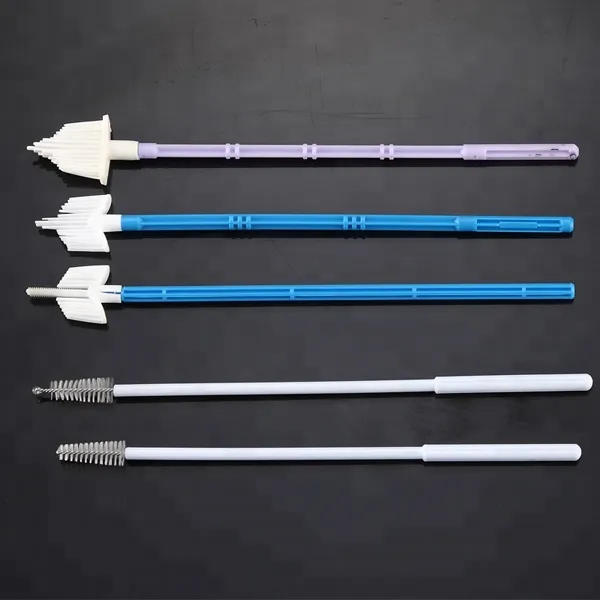 Cepillo desechable médico para citología vaginal y cervical con CE, ISO