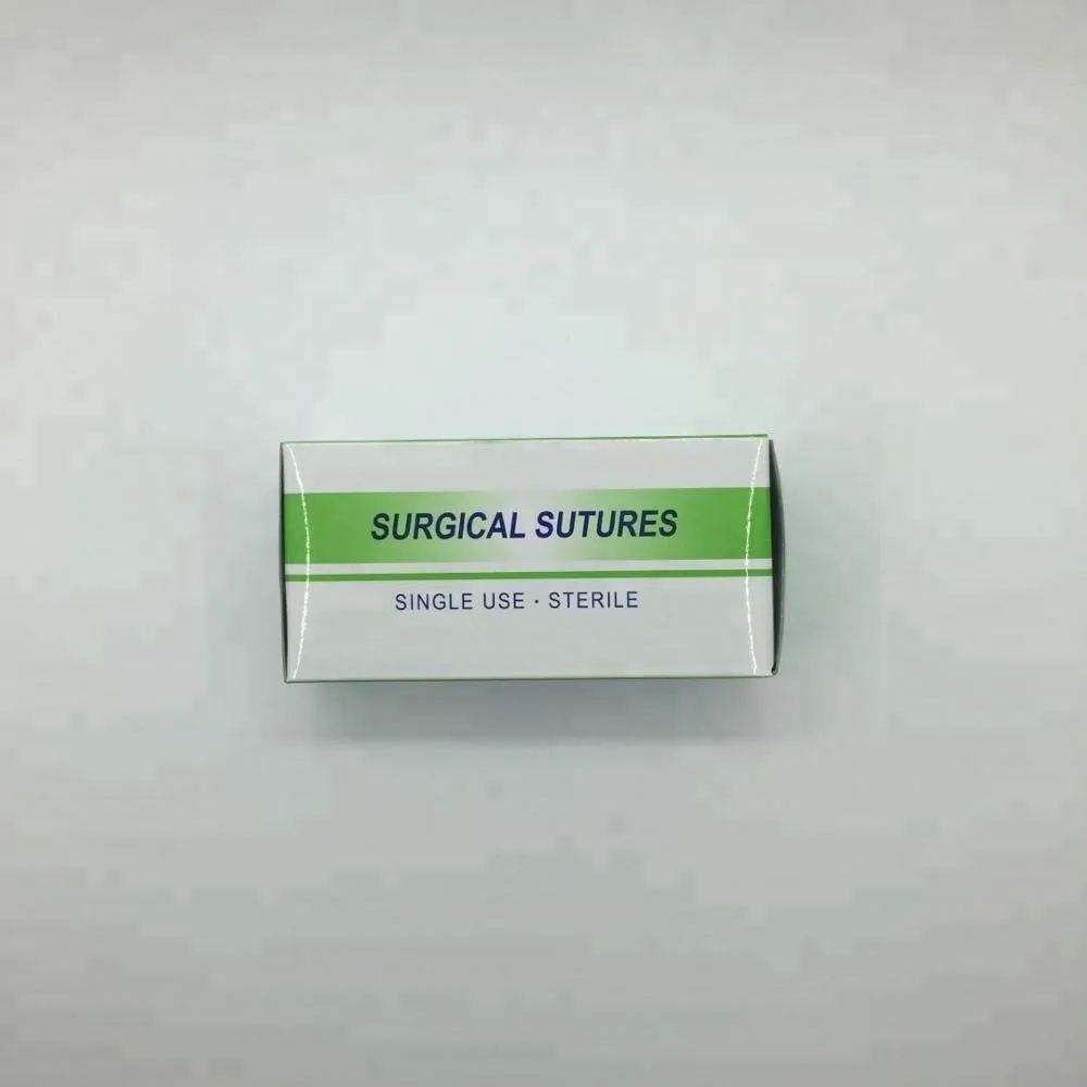 Sutura monofilamento de nailon poliamida médica quirúrgica desechable