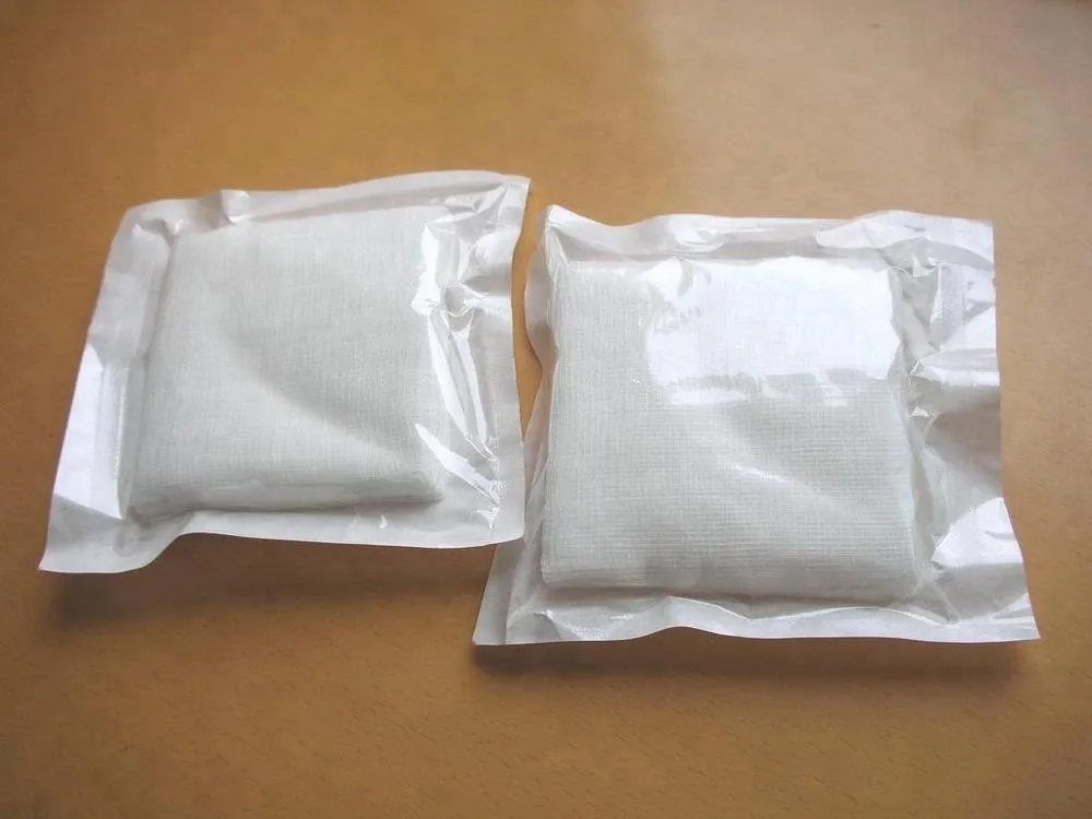 100% natural cotton Medical Absorbent sterile/not sterile gauze swabs with CE,SO 4