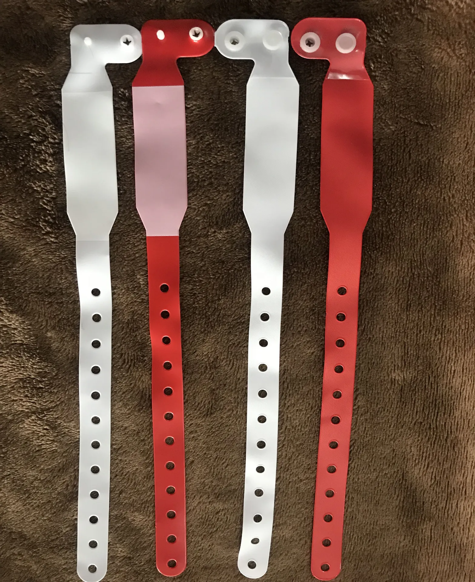 Hospital medical disposable PVC ID wristband entrance ID bracelets 5