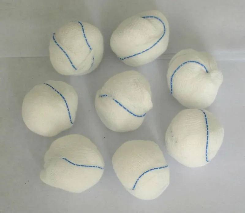 Bola de gasa de algodón estéril, absorbente y hemostática con CE,ISO