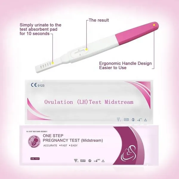 Homecare Medical diagnostic one step LH ovulation test cassette strip midstream 2
