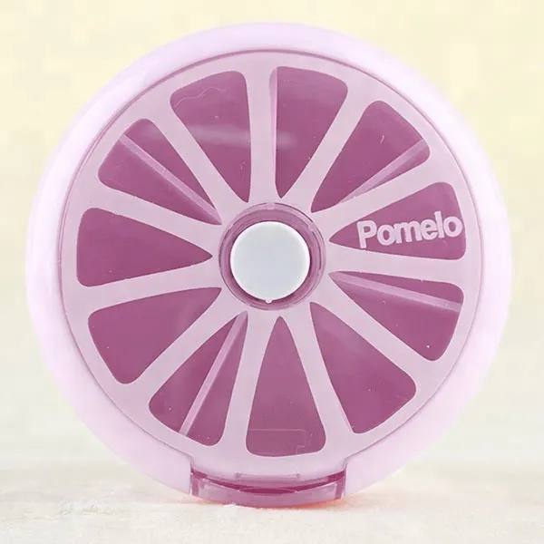 Medicine Pill Box Fruit Shaped Sort Vitamin 7 Day Weekly Holder 5
