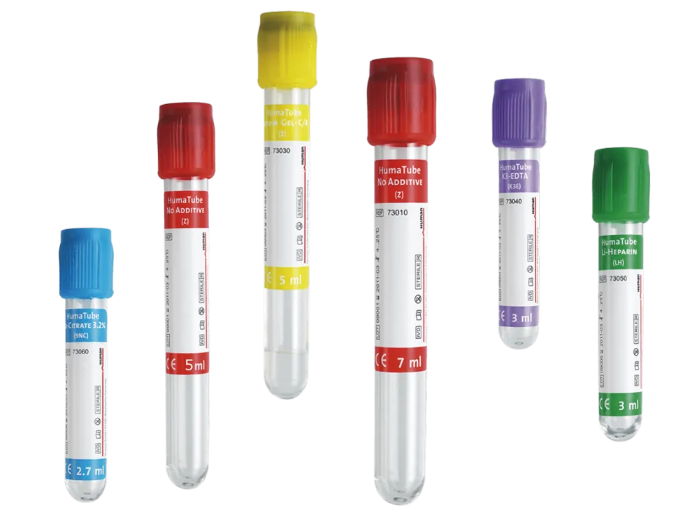 PET/GLASS vacuum blood collection tube with all sizes CE,ISO 3