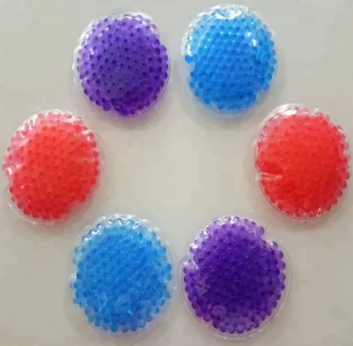 Colorful Round Hot and cold medical reusable gel ice bag pack 3