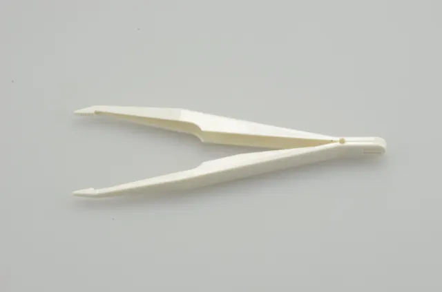 Pinzas de plástico médico desechables, forceps quirúrgicos, pinzas de punta