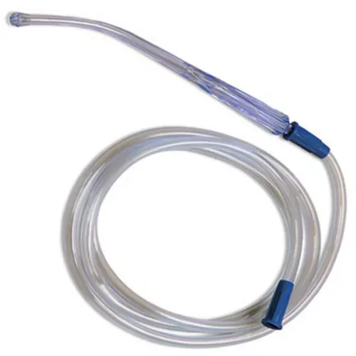 Tubo de succión Yankauer médico desechable con mango Yankauer