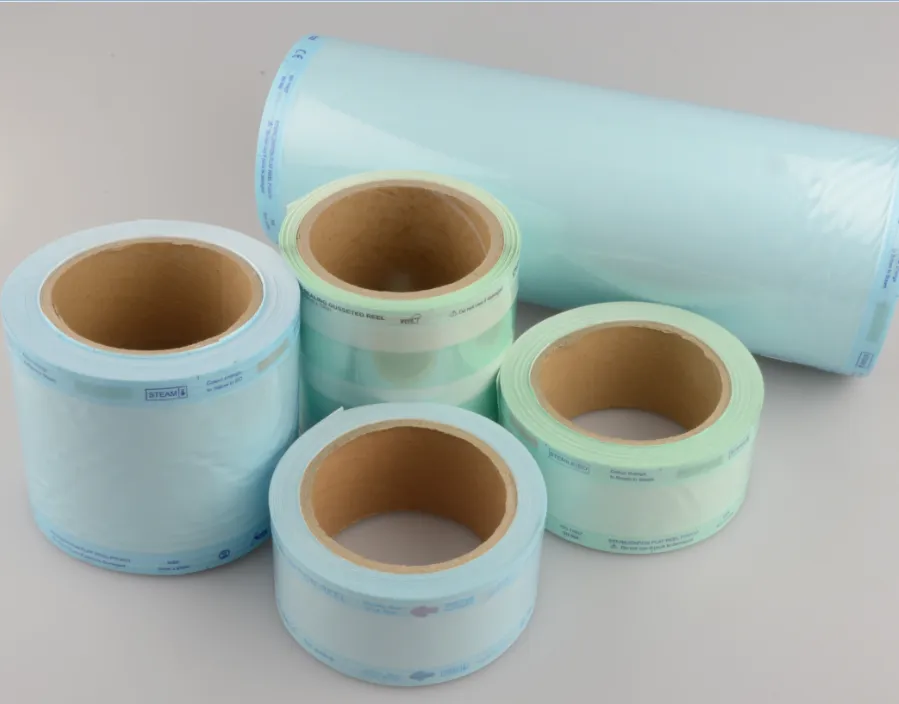 Bolsas planas enrollables estériles para esterilización en autoclave de uso médico