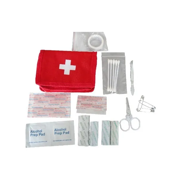 Kits/Bolsas/Conjuntos de primeros auxilios en formato billetera