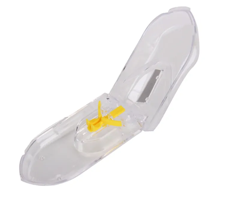 Portable colorful plastic adjustable size knife pill cutter 2