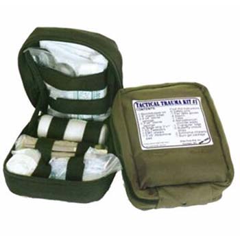 Botiquín de primeros auxilios militar
