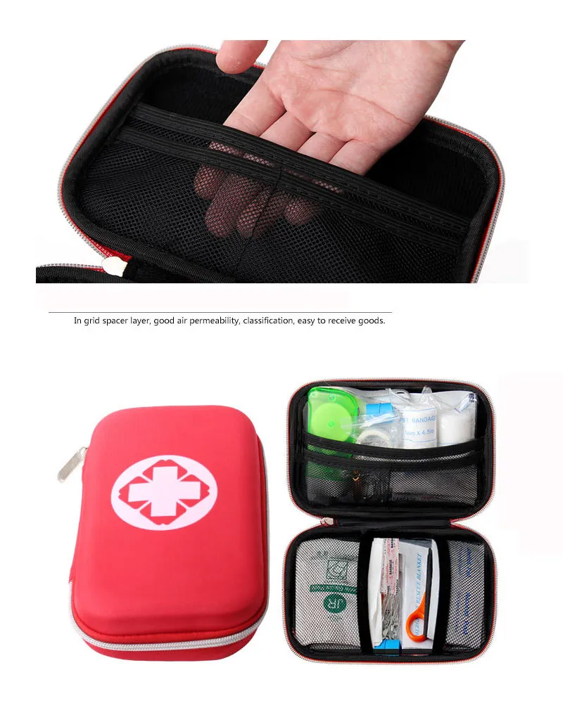 Bolsa de viaje para botiquín de primeros auxilios
