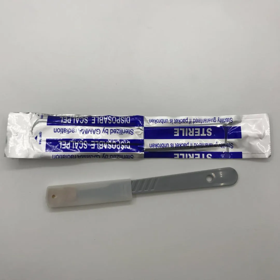 Hoja de bisturí de acero al carbono